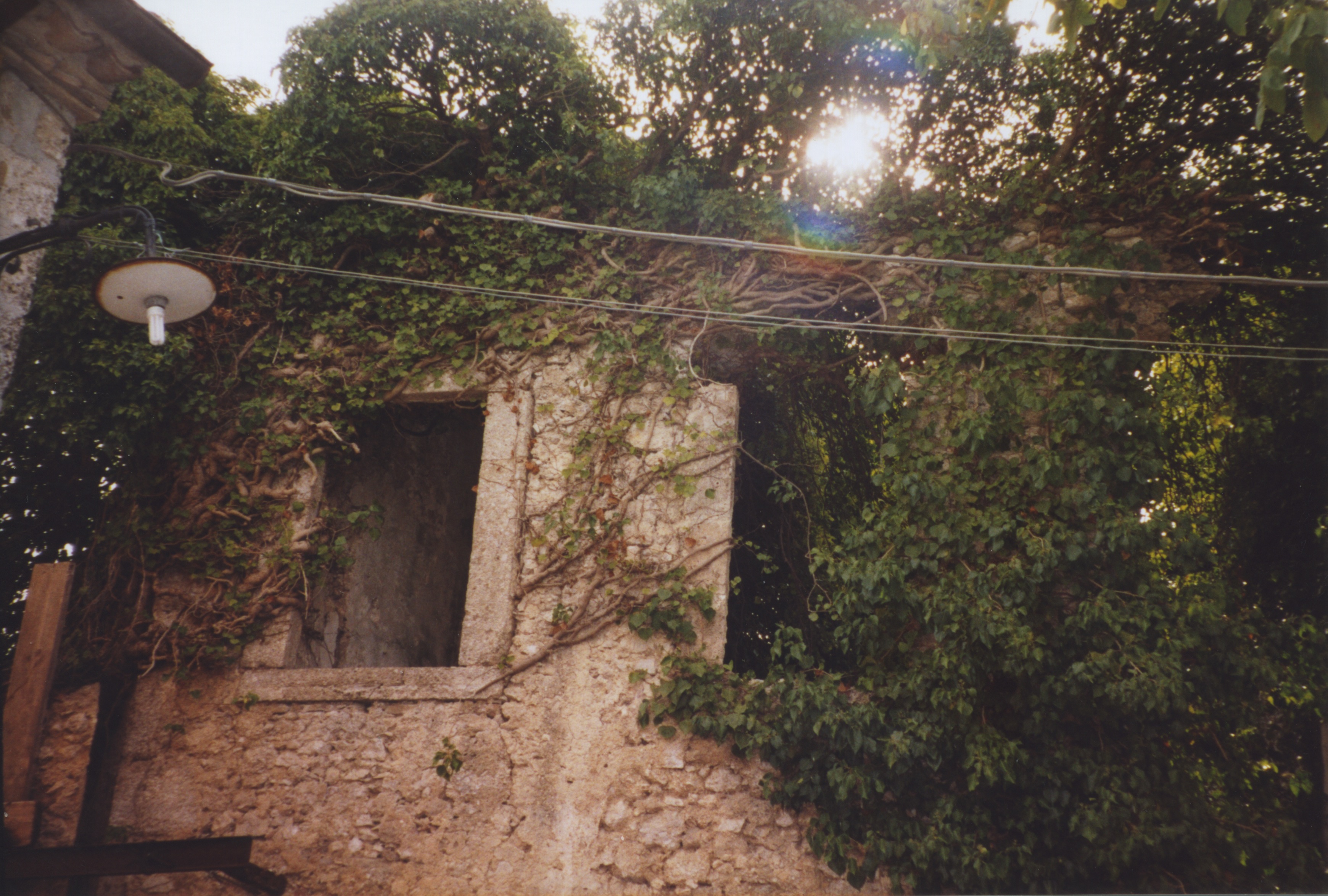 Wall to Rear of Cicero's House