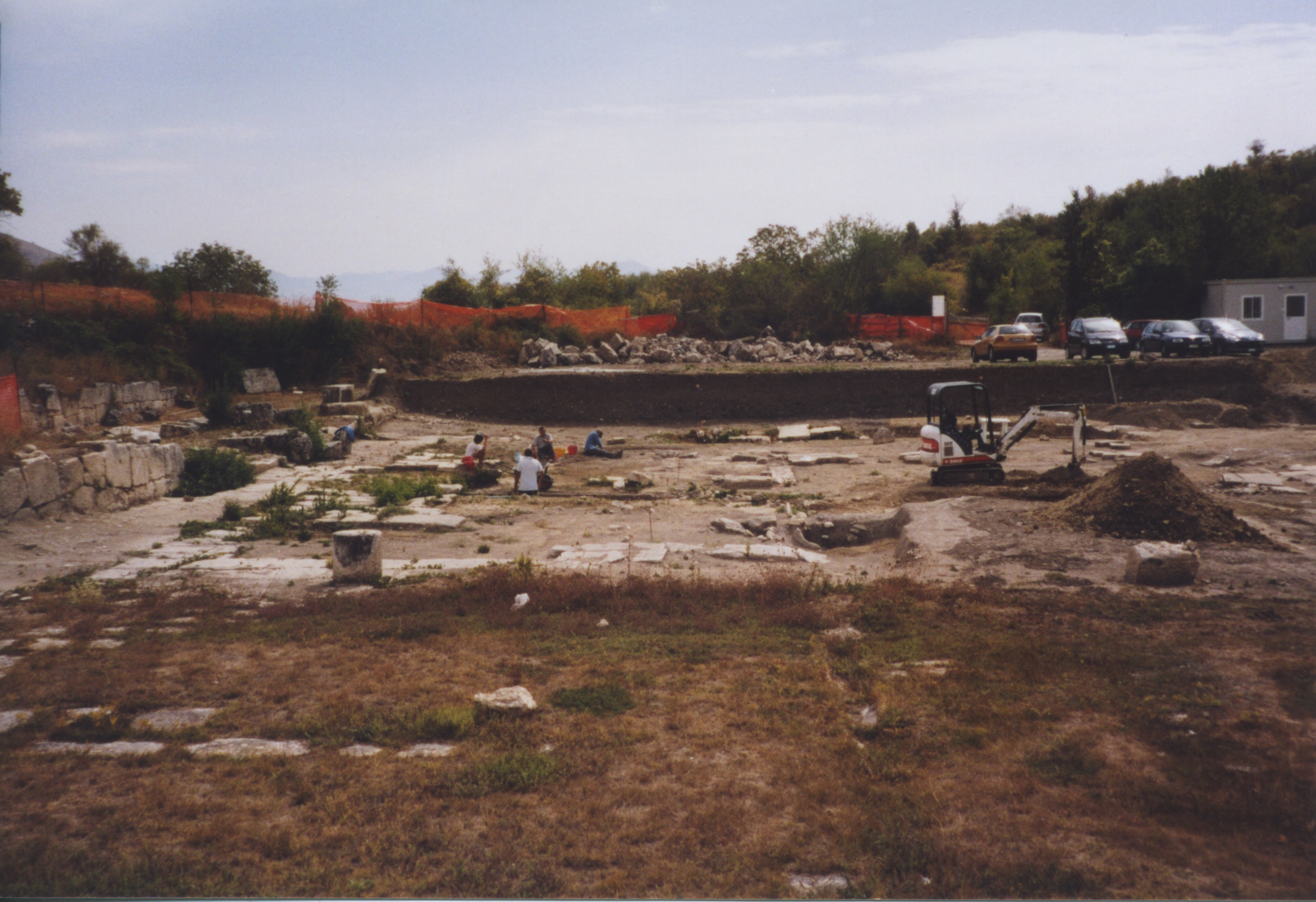 Excavations of Open Square on S. end of Public Area