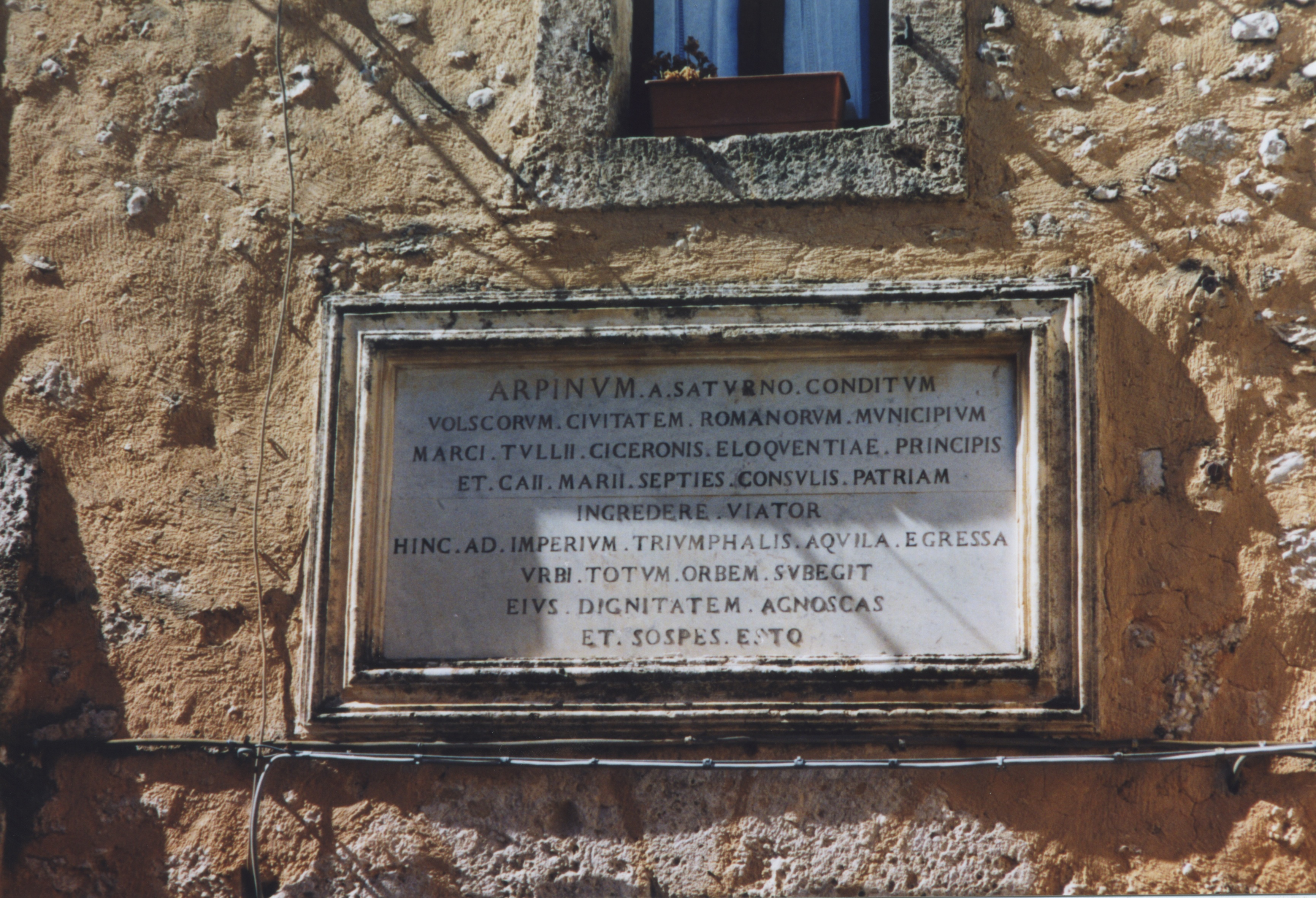 Inscription on Building