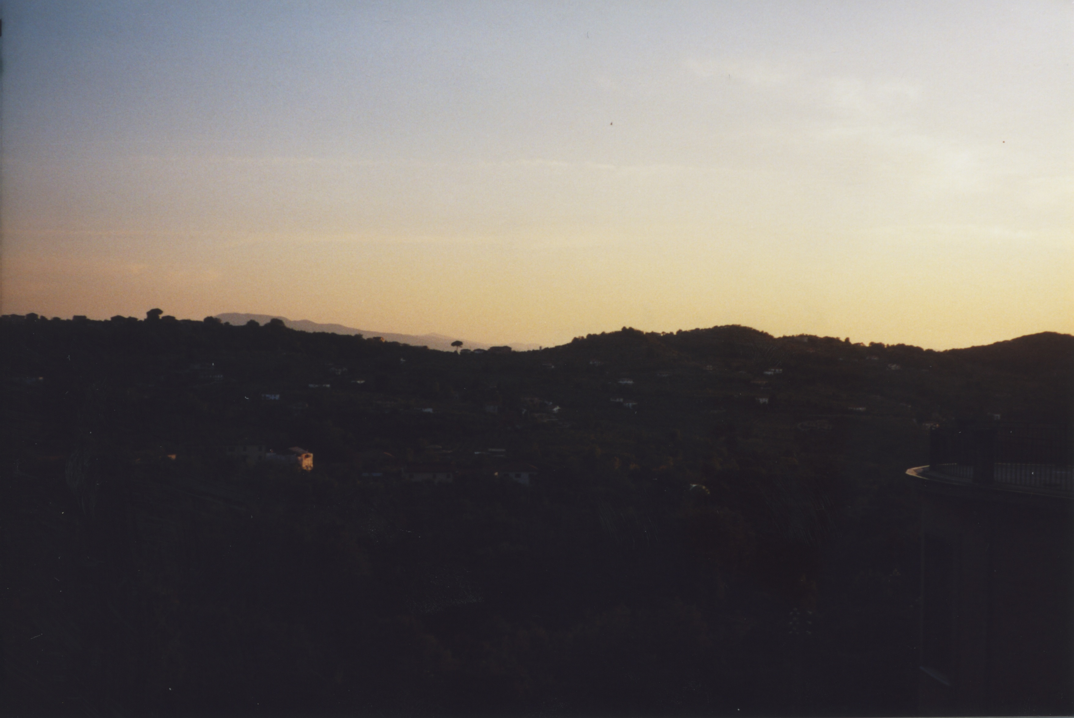 Sunset in Arpino