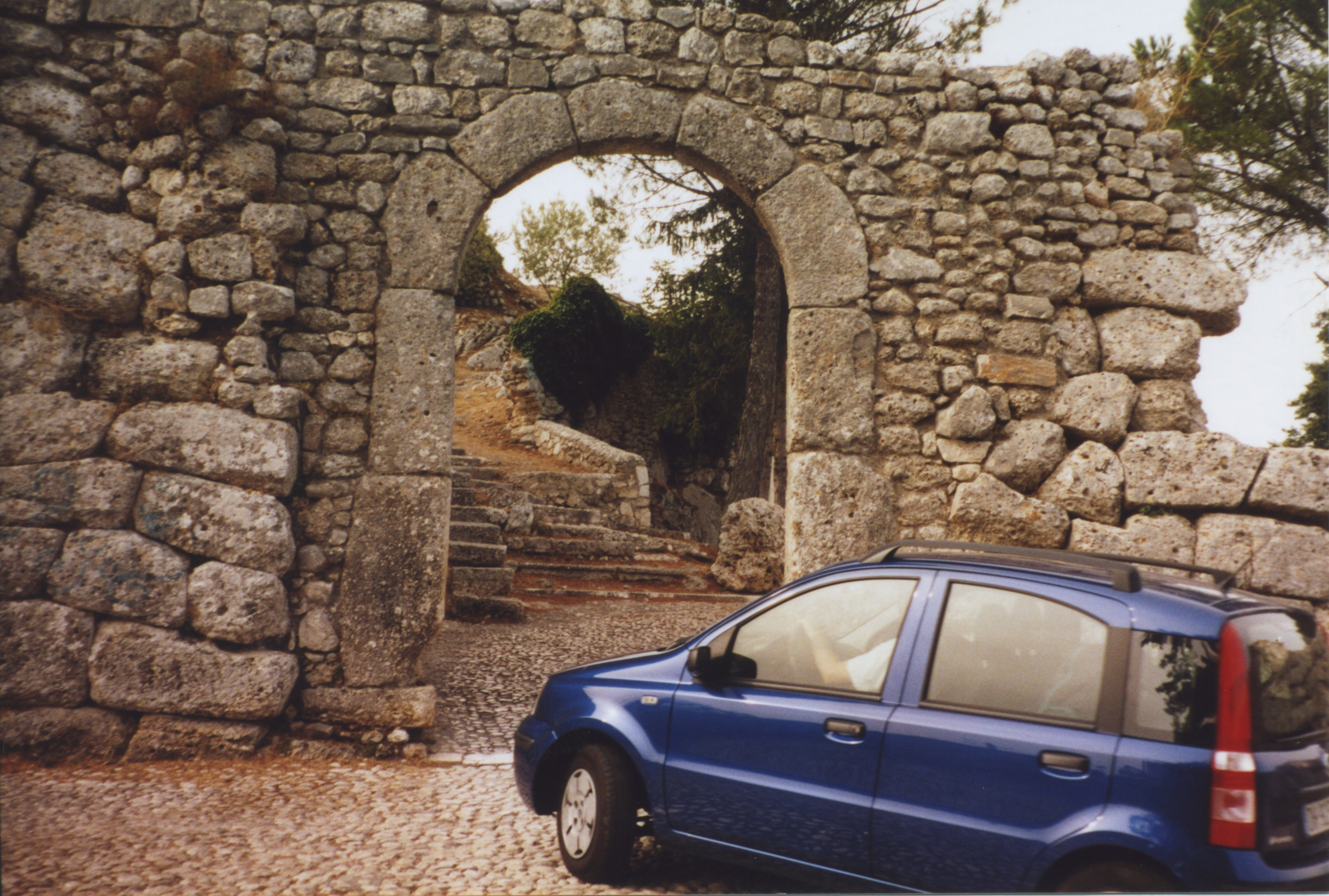 The Panda Entering Arpino Civitavecchia